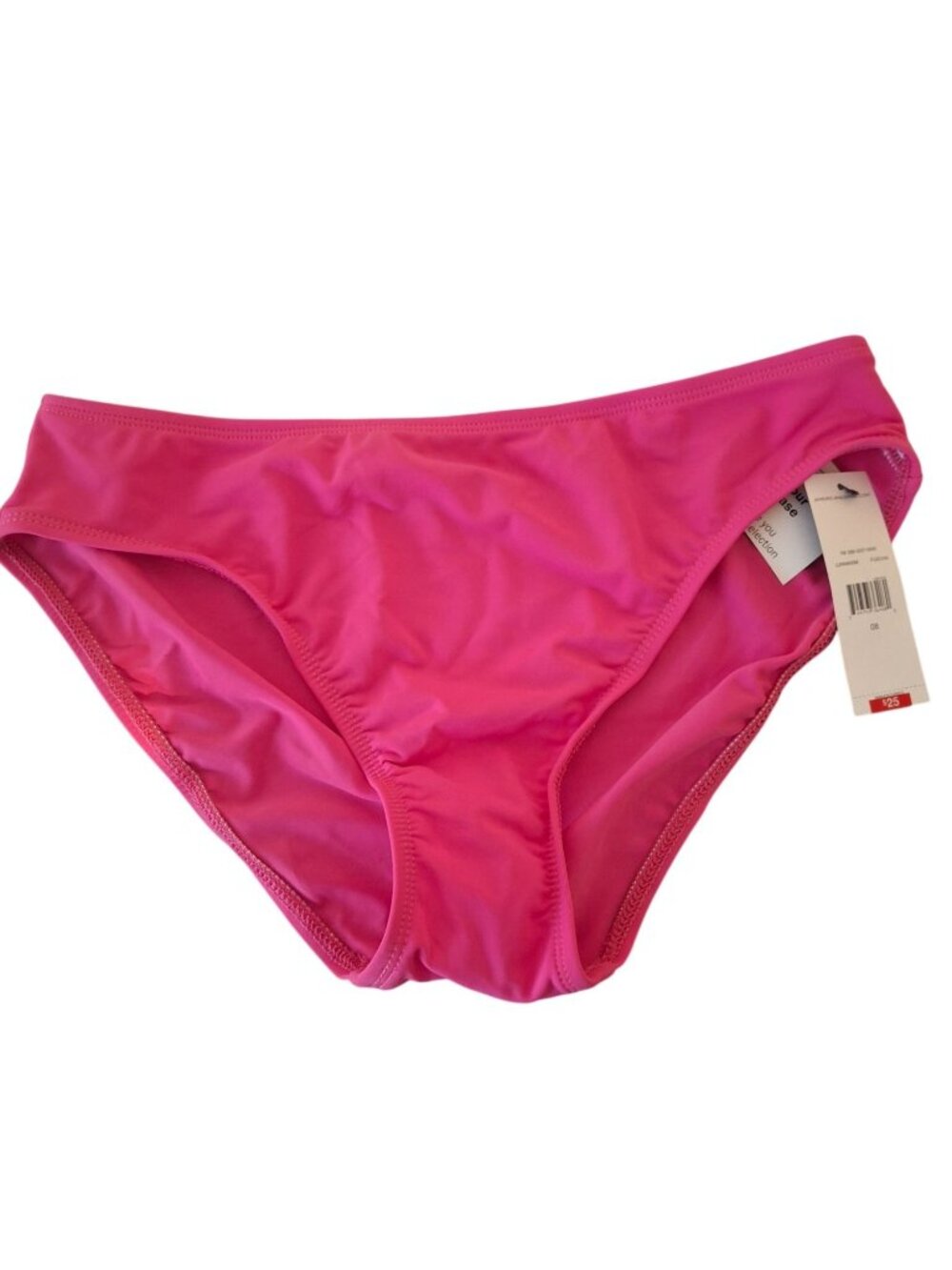 American Living Bikini Bottom Womens 8 Fuchsia Pink NWT Y2K Swimwear Classic